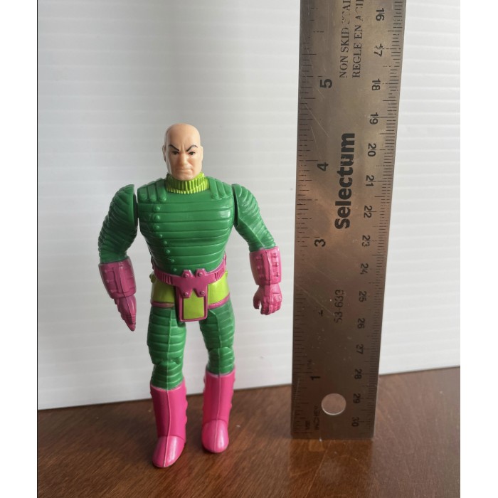 Vintage Lex Luthor 1985 kenner super man smallville DC comics super Hero vilain figurine d’action toys kids collectible green armure