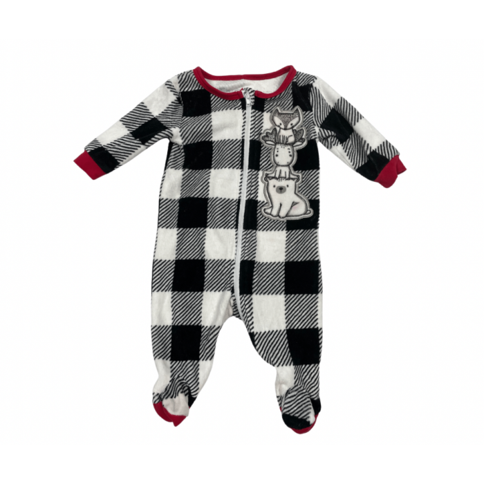 pyjama carreaux / 0-3 mois
