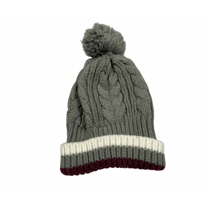 tuque maille grise / o/s