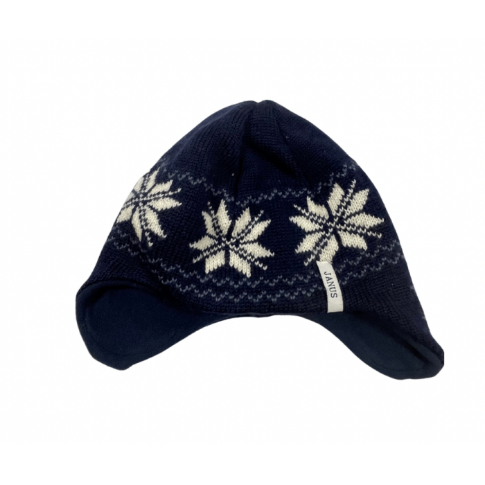tuque maille marine / 6 ans