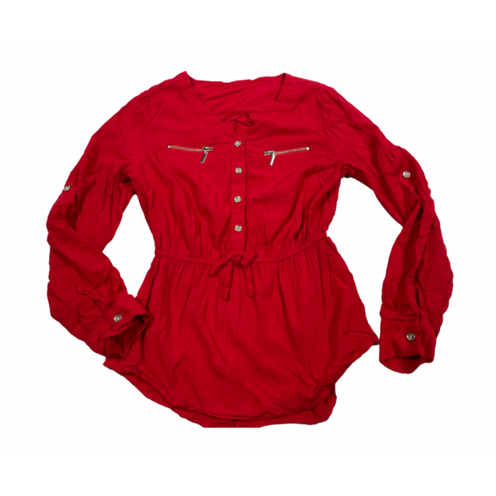blouse rouge / 10-12 ans