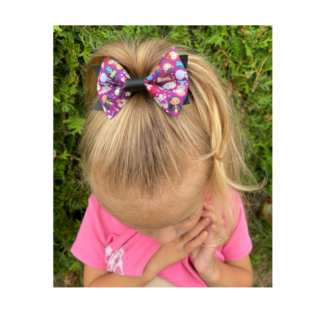 Noeud Papillon / Boucle à cheveux Princesse disney enfants 