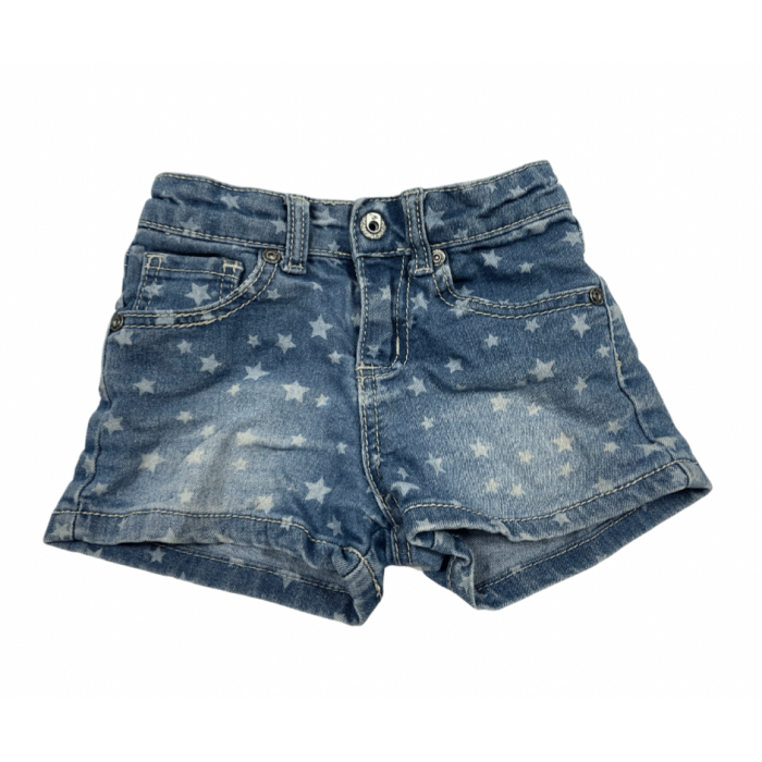 short jeans étoiles / 3-4 ans