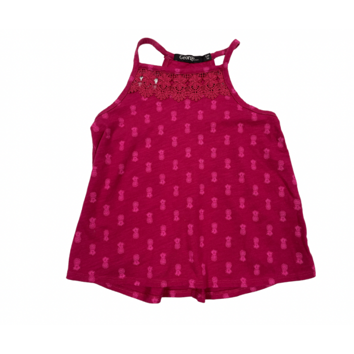 camisole ananas rose / 6 ans