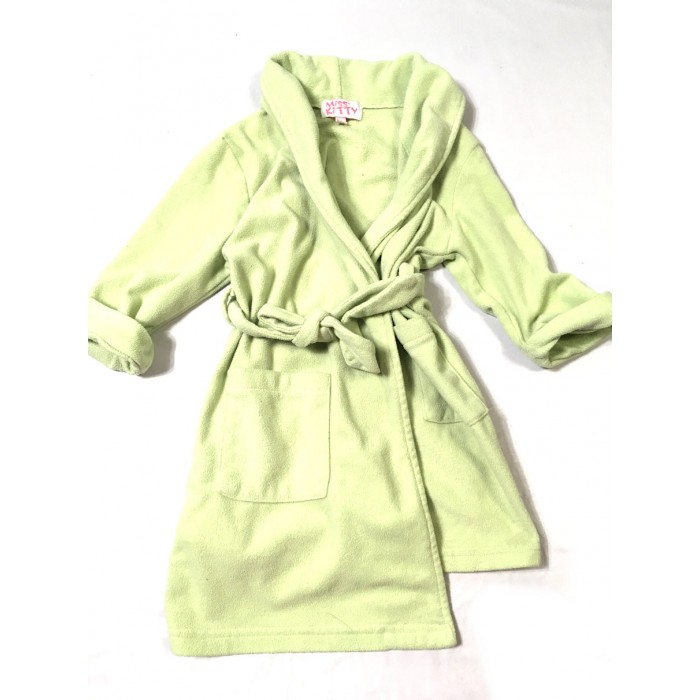 robe de chambre vert / 4 ans