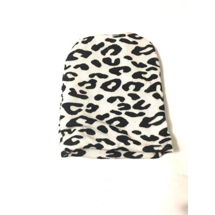 bonnet long leopard / 0-3 mois