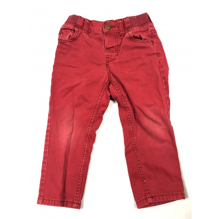 jeans rouge HM / 12-18 mois