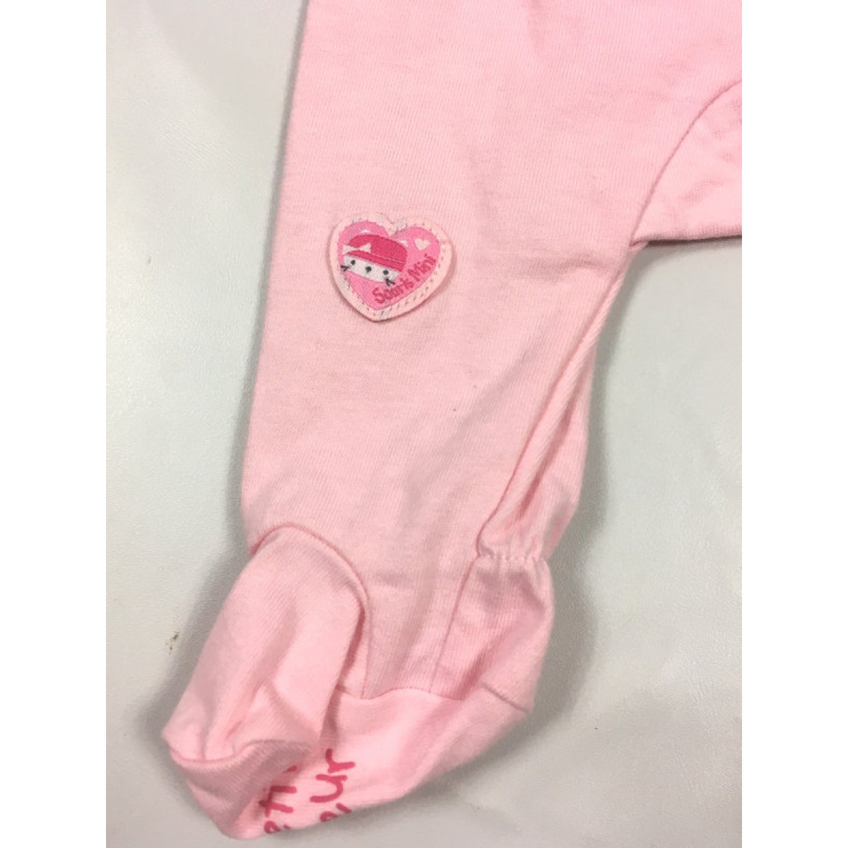 pyjama rose souris mini / 0-3 mois